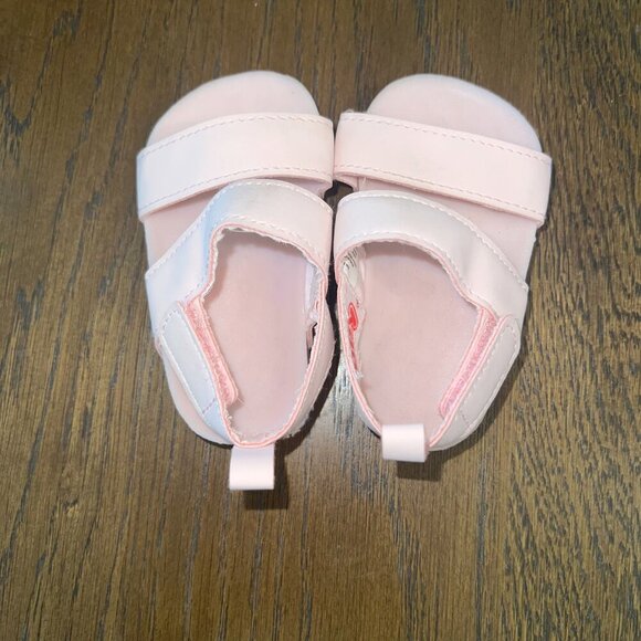 Nuby Baby Girl Light Pink Strappy Sandals Size 2 - Picture 4 of 6